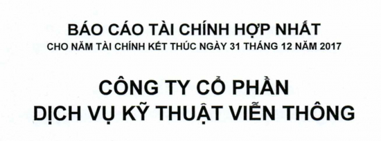 Báo cáo Tài chính Hợp nhất 2017