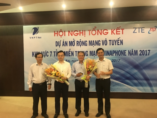 TST hoàn thành vượt tiến độ dự án ”Mở rộng mạng vô tuyến khu vực 7 tỉnh Miền Trung mạng Vinaphone năm 2017”